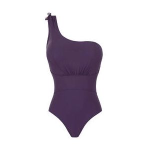 EMPREINTE maillot de bain 1 pièce asymétrique armatures Jetset Violet - Taille 85C