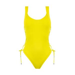 PAIN DE SUCRE maillot de bain 1 pi&egrave;ce Bonco sans armatures Sensitive Uni Life R&eacute;sille Citron - Taille XS