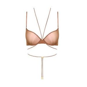 MAISON CLOSE soutien-gorge corbeille French Kiss Light Caramel - Taille 85B