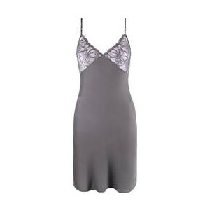 CHANTELLE nuisette Fleurs Gris fonc&eacute; - Taille S