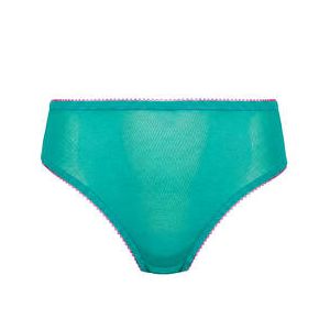 DORA LARSEN culotte haute Jean Clean Bleu Turquoise/Rose - Taille 36