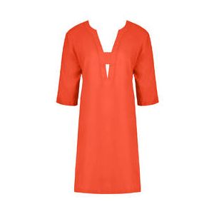 LISE CHARMEL robe de plage en coton Voyage d'Et&eacute; Orange - Taille S