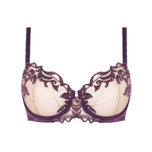 PRELUDE soutien-gorge balconnet Venus Violet fonc&eacute; - Taille 85B