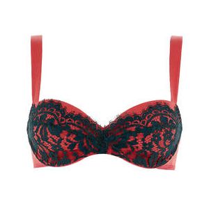 SARDA soutien-gorge balconnet en dentelle Andres Sarda Rouge - Taille 95B