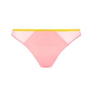MEY slip Poetry Almost Sheer Jaune/Rose - Taille S