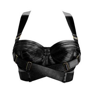 BORDELLE soutien-gorge bustier New Signature Noir - Taille S