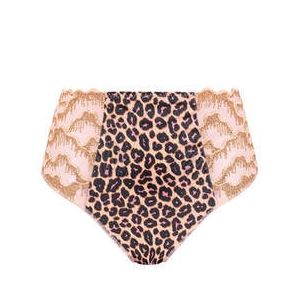 LOUISA BRACQ culotte haute Bianca Léopard - Taille 38