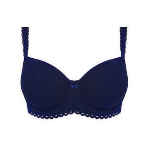 ANTIGEL soutien-gorge coques bonnets profonds en dentelle Tressage Graphic Bleu marine - Taille 85D