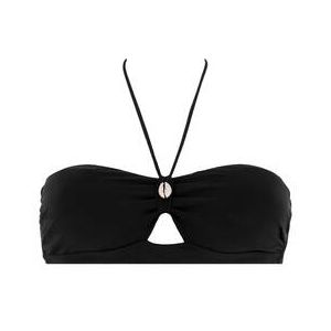 BANANA MOON haut de maillot de bain bandeau Kenteo Black Noir - Taille S