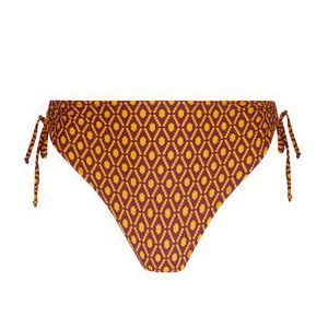 ANTIGEL bas de maillot de bain slip coulissant La Papoue Marron/Orange - Taille 1