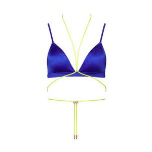 MAISON CLOSE haut de maillot de bain triangle Glow Bleu - Taille XS