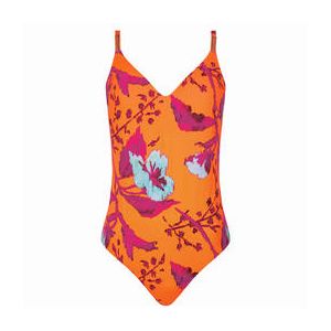CHANTELLE maillot de bain 1 pièce sans armatures Icon Orange - Taille S