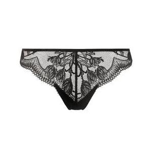 GOSSARD tanga en dentelle VIP Belle de Nuit Noir - Taille XS