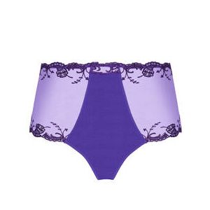 LISE CHARMEL culotte haute séduction Splendeur Soie Violet foncé - Taille 1