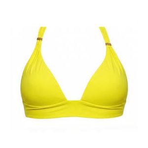PAIN DE SUCRE haut de maillot de bain push-up Diva Sensitive Uni Life R&eacute;sille Citron - Taille S