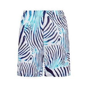 FÉRAUD short Animal Print Bleu/Blanc - Taille 38
