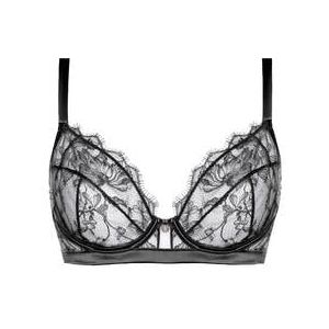 PRELUDE soutien-gorge emboitant en dentelle Pearl Noir - Taille 85B