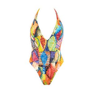 PAIN DE SUCRE maillot de bain 1 pi&egrave;ce dos nu Cap sans armatures Holi Multicolore - Taille XS