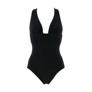 PAIN DE SUCRE maillot de bain 1 pièce décolleté Capri sans armatures Sensitive Uni Life Noir - Taille XS