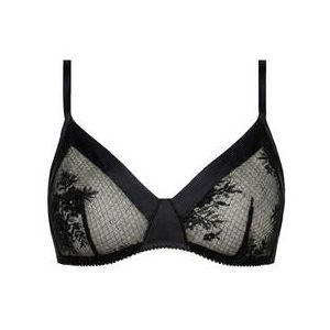 SIMONE P&Eacute;R&Egrave;LE soutien-gorge sans armatures en dentelle Louise Noir - Taille 1