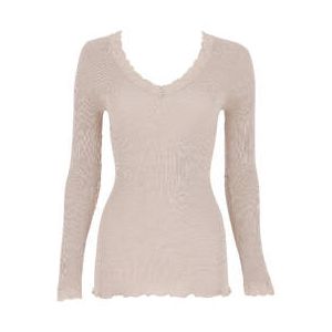 OSCALITO top manches longues en laine et soie Signature Beige - Taille 2