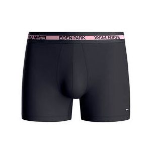 EDEN PARK  boxer homme en coton Basics Bleu/Rose Poudr&eacute; - Taille S