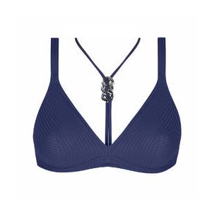 ANTIGEL haut de maillot de bain triangle bonnets profonds La Stricto Chic Bleu marine - Taille 90C