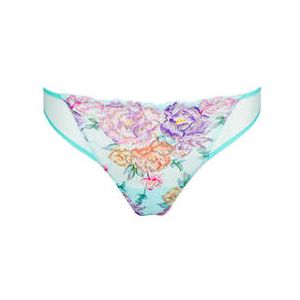 MARIE JO string en dentelle Lisbeth Bleu turquoise - Taille 36
