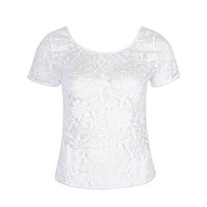 ANTIGEL top en dentelle Dentelle Rebelle Blanc - Taille 1