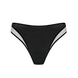 MAISON CLOSE bas de maillot de bain string taille haute Minuit Noir - Taille XS