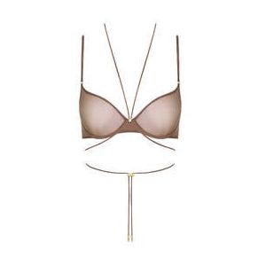 MAISON CLOSE soutien-gorge corbeille French Kiss Light Moka - Taille 85B