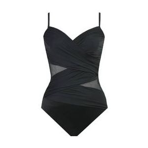 MIRACLESUIT maillot de bain 1 pièce gainant Mystify armatures Network Noir - Taille 40
