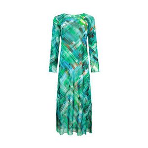 SUNFLAIR robe de plage longue Tenerife Bleu Marine/Vert - Taille 38