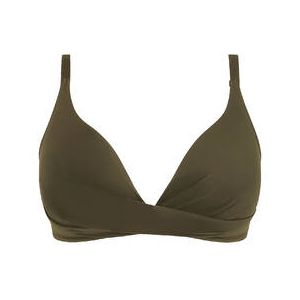 ANTIGEL haut de maillot de bain triangle coques La Chiquissima Kaki - Taille 85B