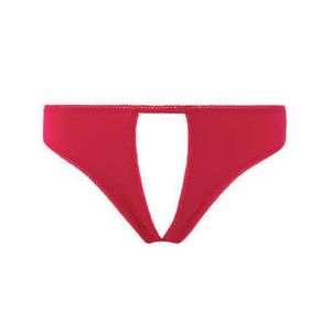 MAISON CLOSE slip ouvert Le Petit Secret Rouge - Taille S