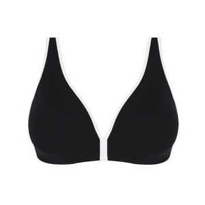 EMPREINTE haut de maillot de bain triangle Attitude Noir/Blanc - Taille 40/C
