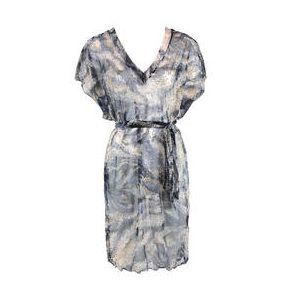 PAIN DE SUCRE tunique de plage Tyssa Wave Bleu/Beige - Taille S