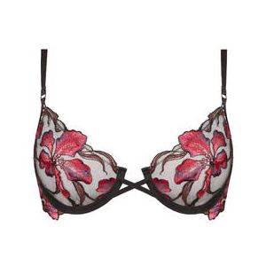ATELIER AMOUR soutien-gorge corbeille Dernier Frisson Noir/Magenta - Taille S