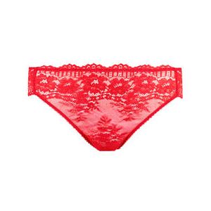 DITA VON TEESE culotte en dentelle Floradora Rouge - Taille XS