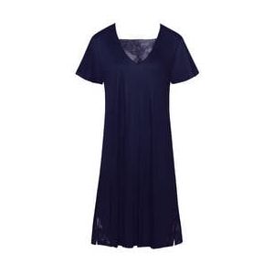 HANRO chemise de nuit en modal Eva Bleu marine - Taille XS