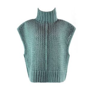 OSCALITO pull sans manches en alpaga Stromboli Bleu argent - Taille 2