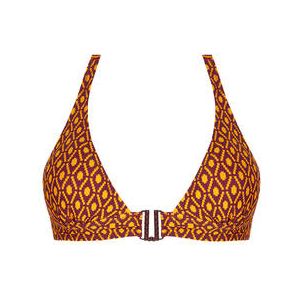 ANTIGEL haut de maillot de bain triangle La Papoue Marron/Orange - Taille S