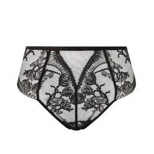 GOSSARD culotte haute en dentelle VIP Belle de Nuit Noir - Taille XS