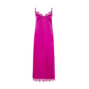 SIMONE PÉRÈLE nuisette longue en satin Satin Secrets Violet - Taille 1