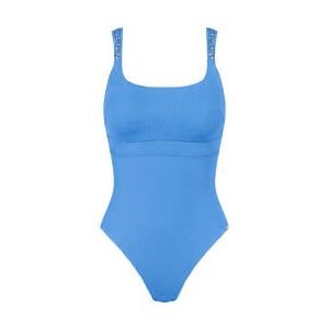 TRIUMPH maillot de bain 1 pi&egrave;ce nageur sans armatures Palina Love by the Sea Bleu - Taille 100C