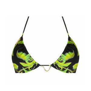 LISE CHARMEL haut de maillot de bain triangle Fleur de Nuit Noir/Vert - Taille 1