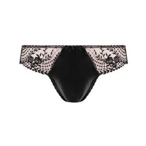 DITA VON TEESE slip Julie's Roses Noir/Nude - Taille 36
