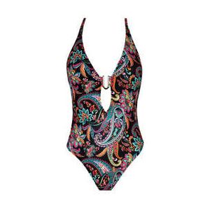 ANTIGEL maillot de bain 1 pièce décolleté sans armatures La Bayadère Noir - Taille 1