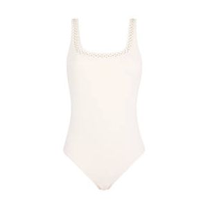 AUBADE maillot de bain 1 pièce dos nu sans armatures Summer Stars Ivoire - Taille S