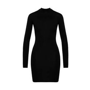 MAISON CLOSE robe courte manches longues Pure Tentation Noir - Taille XS